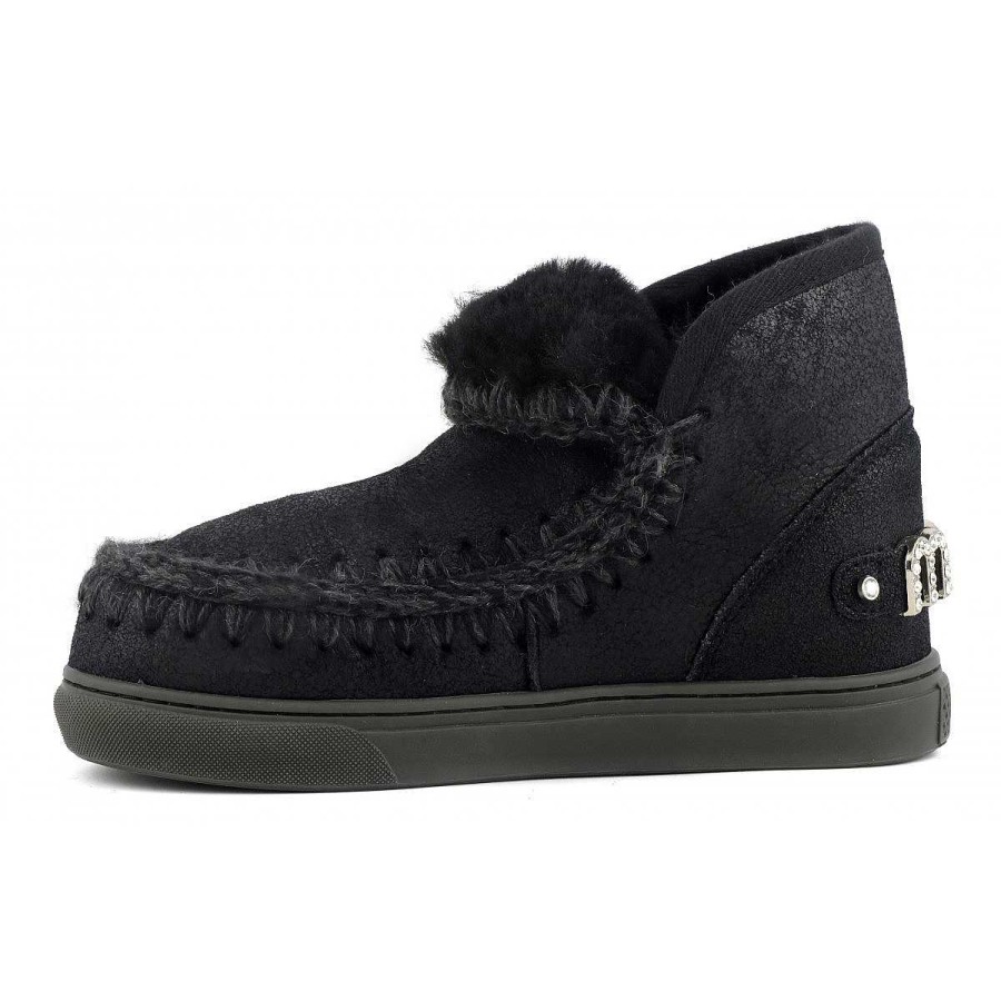 Vrouwen Mou boots Sneakers | Eskimo Sneaker Steentjes Groot Logo