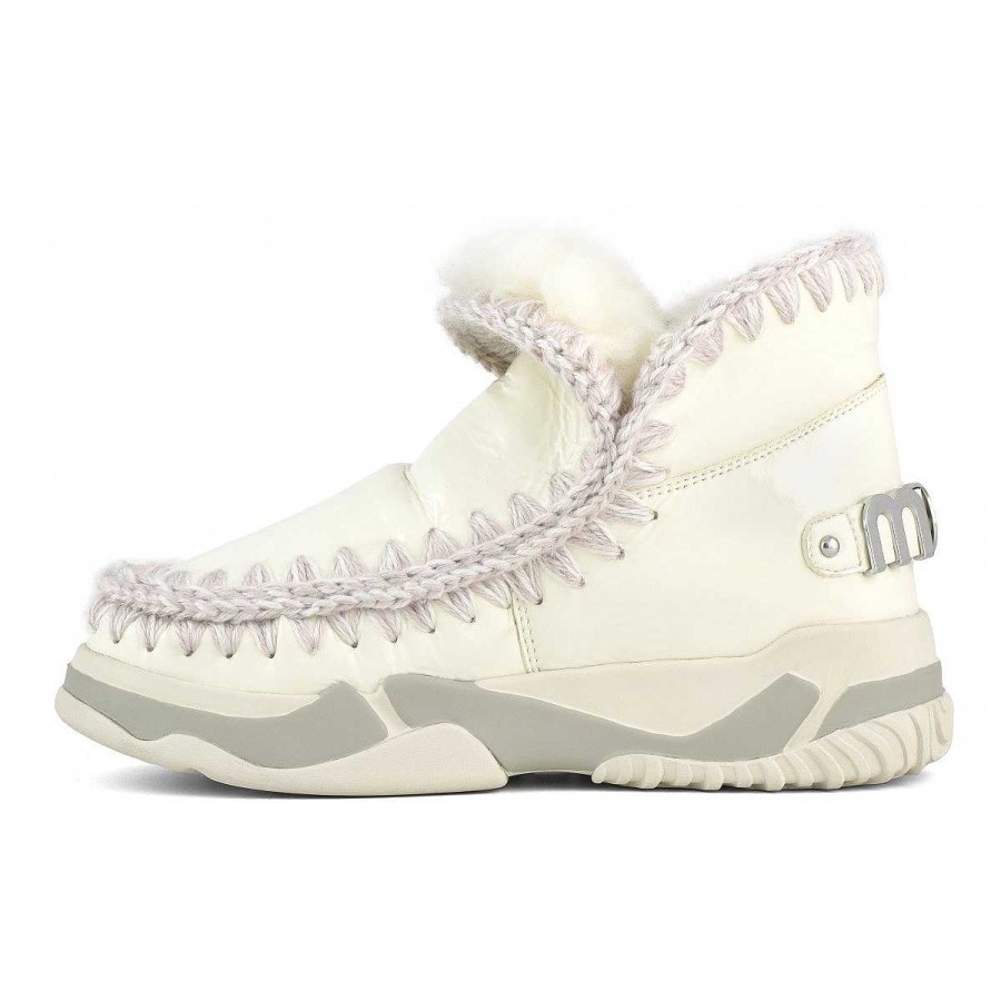 Vrouwen Mou boots Sneakers | Eskimo-Trainer Groot Metallic Logo