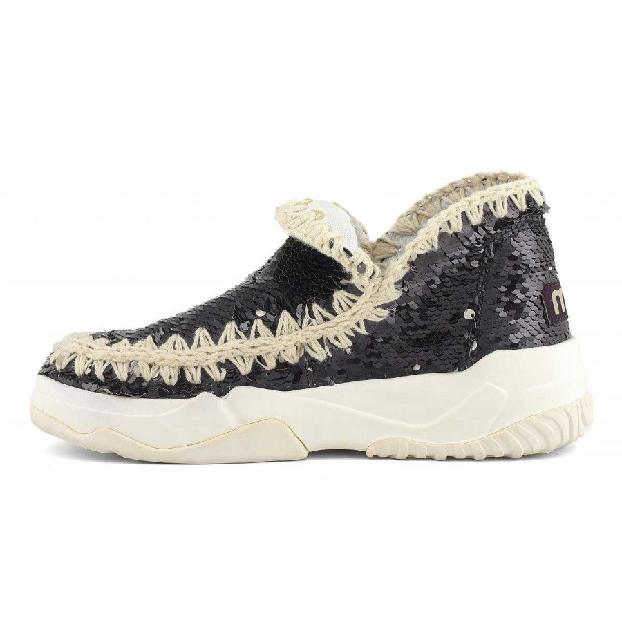 Vrouwen Mou boots Vet En Trainers | Eskimo Trainer Pailletten