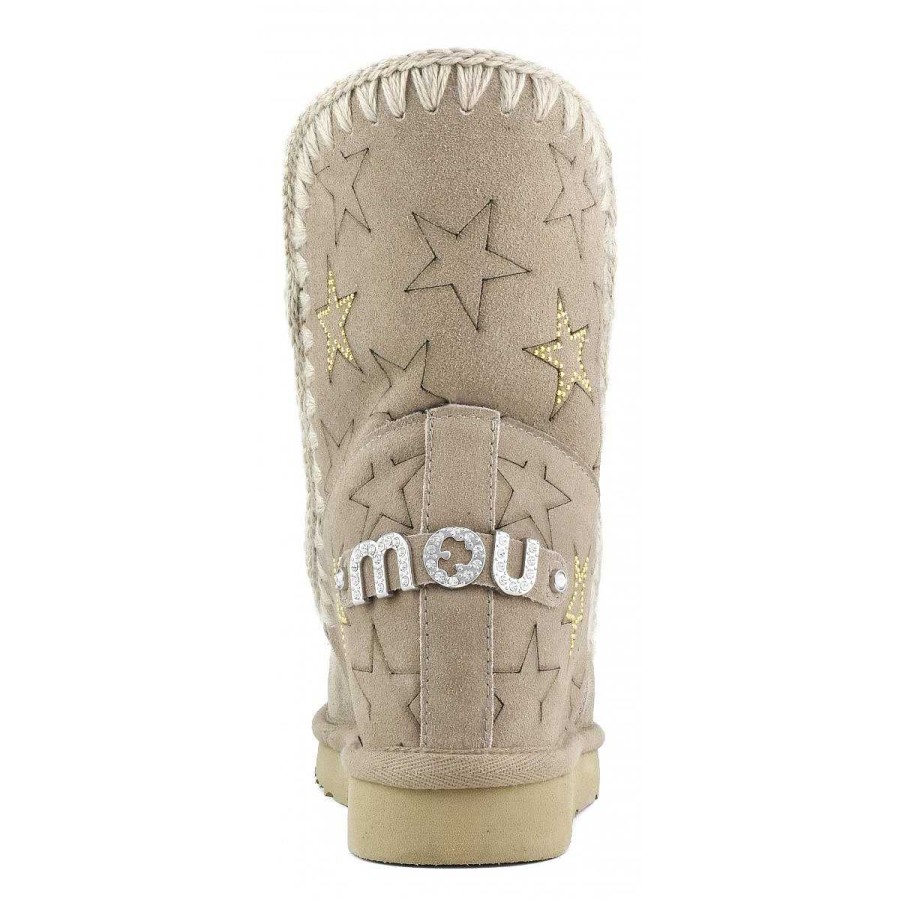 Vrouwen Mou boots Binnenste Wig | Binnenwig Gelaserde Sterren En Microstuds